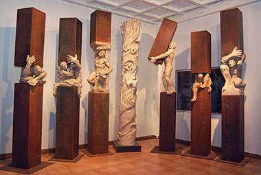 Skulpturen Edgar Zuniga