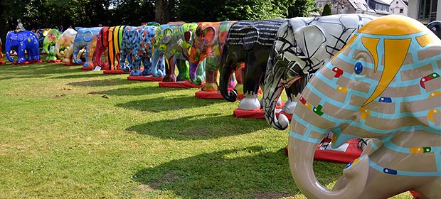 Elephant Parade in Luxemburg und Trier