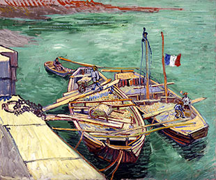Rhonebarken. Vincent van Gogh. 1888