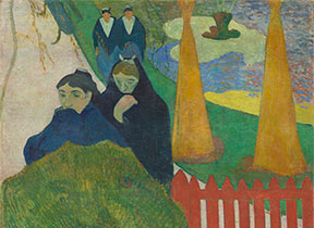 Frauen aus Arles. Paul Gauguin.