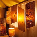 Designerlampen - aus Naturholz
