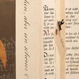 Kalligraphie - mit Brief und Siegel