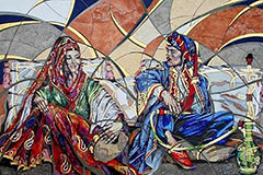 Mosaik - byzantinisches Mosaik
