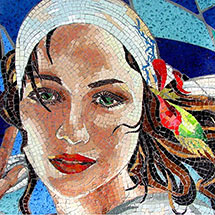 Mosaik Potrait - Carole Choucair Oueijan