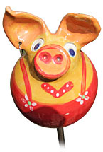 Keramik Schweinchen - Creativ100.de