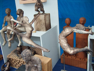 Menschliche Skulpturen - Klaus Cramer