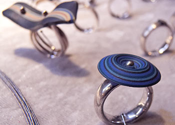 Silberschmuck mit Keramikelement