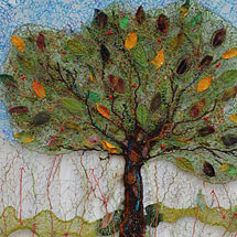 Baum Textile Kunst